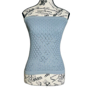 Intimately Free People Honey Textured Strapless Bandeau Seamless Tube Top M/L